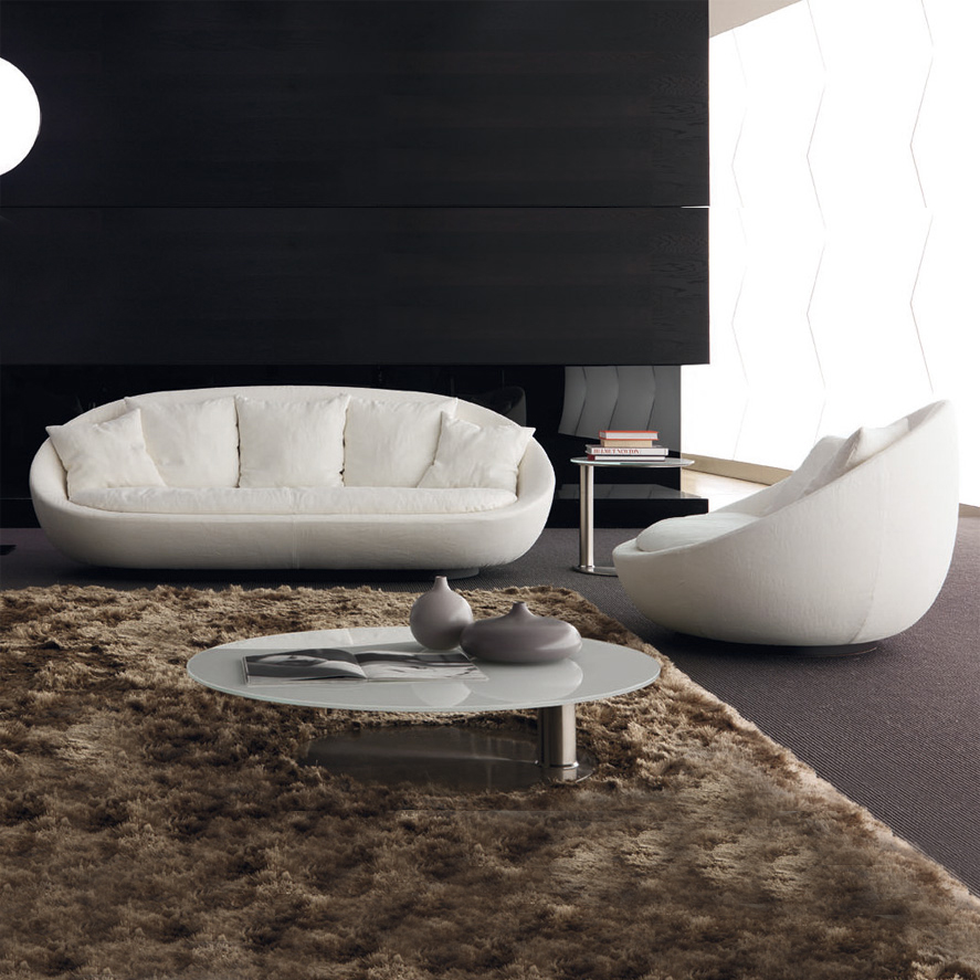 创意布艺沙发组合 羽绒北欧时尚大中小户型 双人现代简约客厅家具