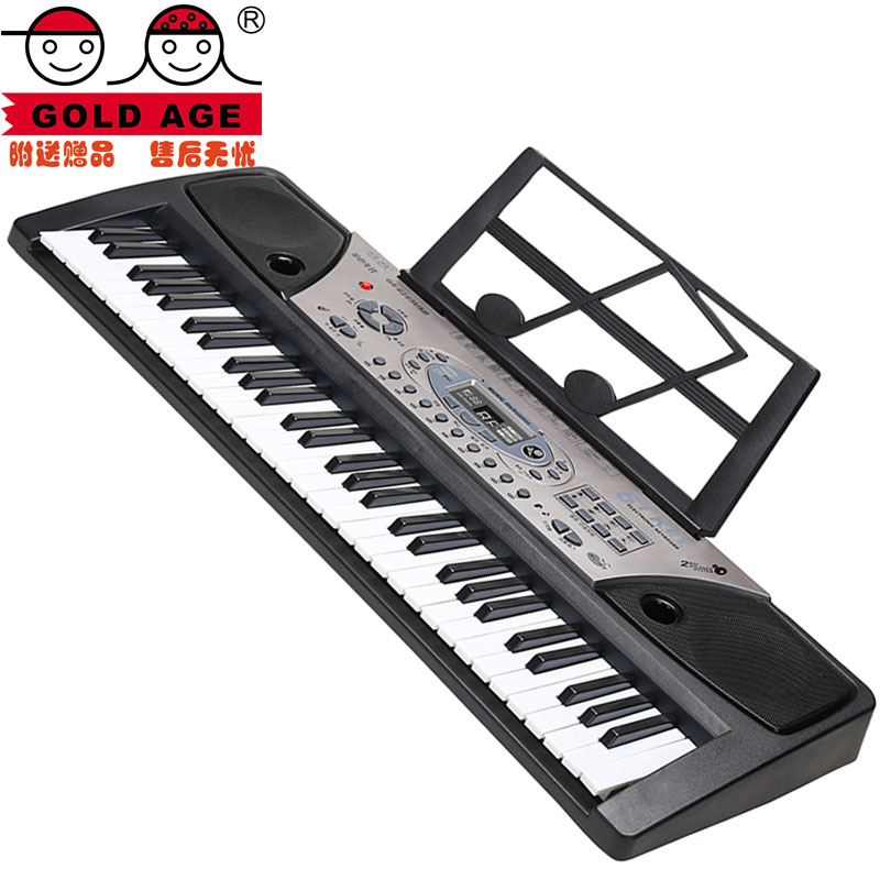 电子琴61键儿童USB小钢琴玩具琴电钢琴教学琴+大礼包+琴谱架+琴架