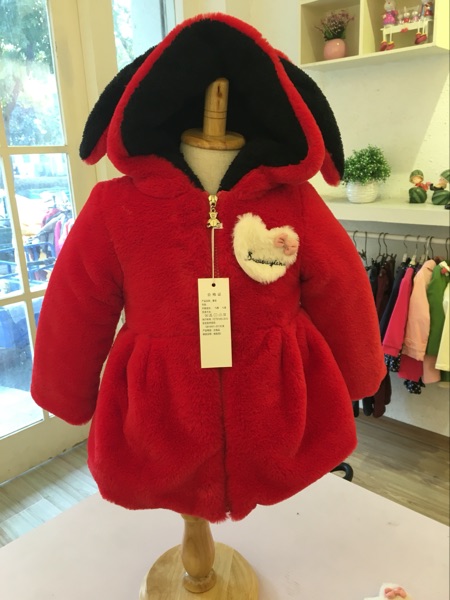 男女宝宝棉衣冬装加厚1-2-6岁女童可爱衣服外出棉袄毛毛加厚外套