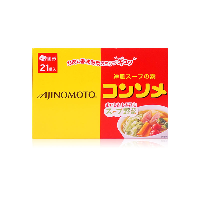 日本代购AJINOMOTO味之素鲜汁浓汤块西式风味浓汤宝调味21块