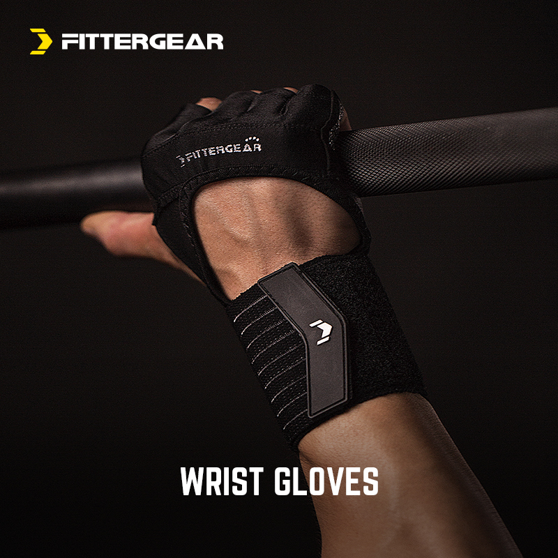 FitterGear 健身手套男女器械训练运动防滑透气硬拉举重护腕护掌