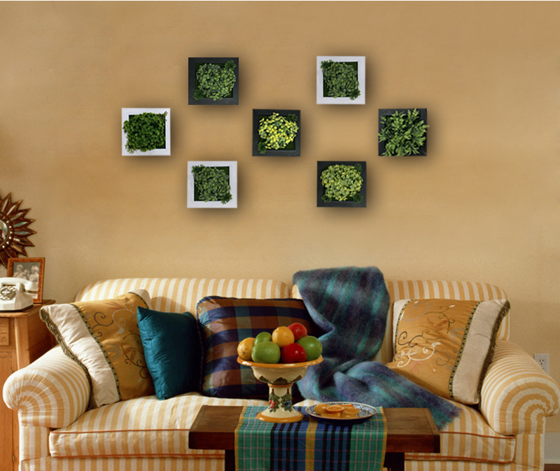 仿真植物花墙饰美式乡村家居客厅背景墙立体创意装饰品挂壁挂饰