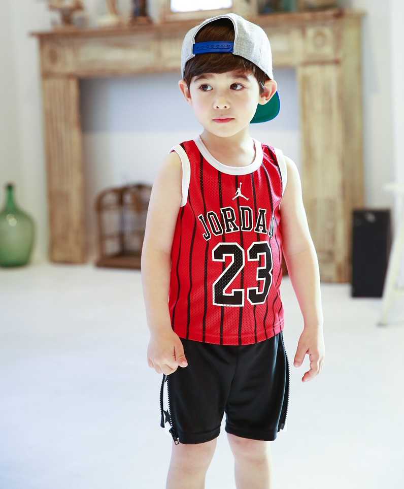 韩国童装2016新款夏装儿童韩版潮 男童宝宝时尚运动背心套装