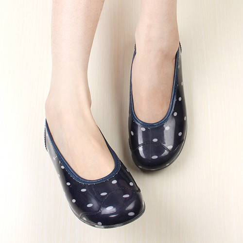 韩国时尚浅口平底女低帮雨鞋夏季短筒水鞋胶鞋厨房防滑雨靴单鞋