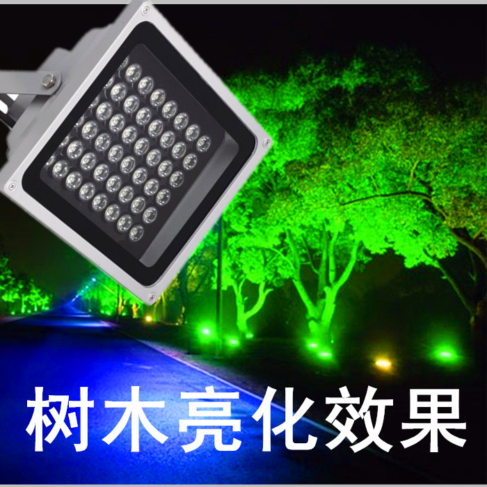led投光灯聚光单颗射灯 户外防水广告招牌景观树木亮化照明灯路灯