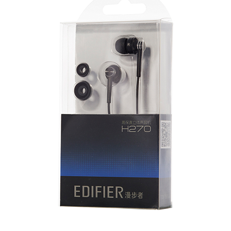 Edifier/漫步者 H270手机通用耳机入耳式重低音电脑音乐运动新品