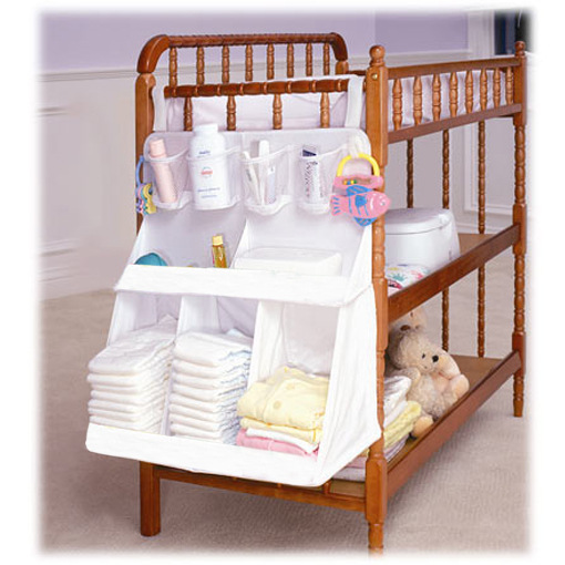 婴儿床头挂袋 收纳袋尿布袋儿童床上储物袋挂袋挂包衣物整理架子