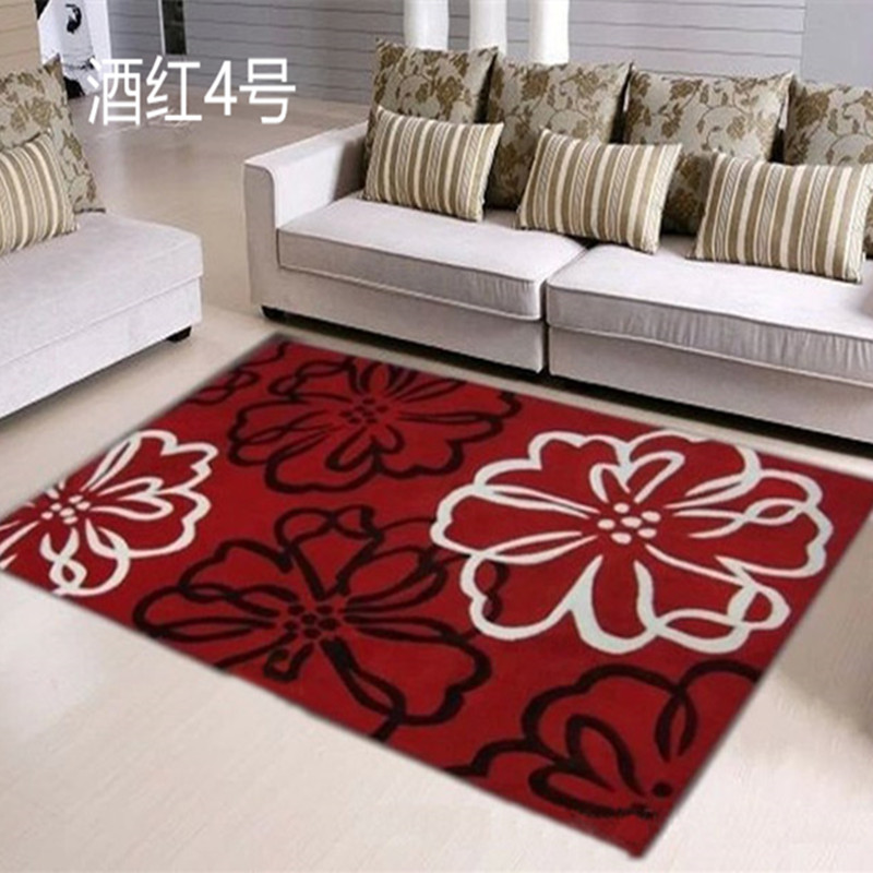 欧式纯手工家用长条地毯客厅茶几卧室现代长方形加密地毯定制定做