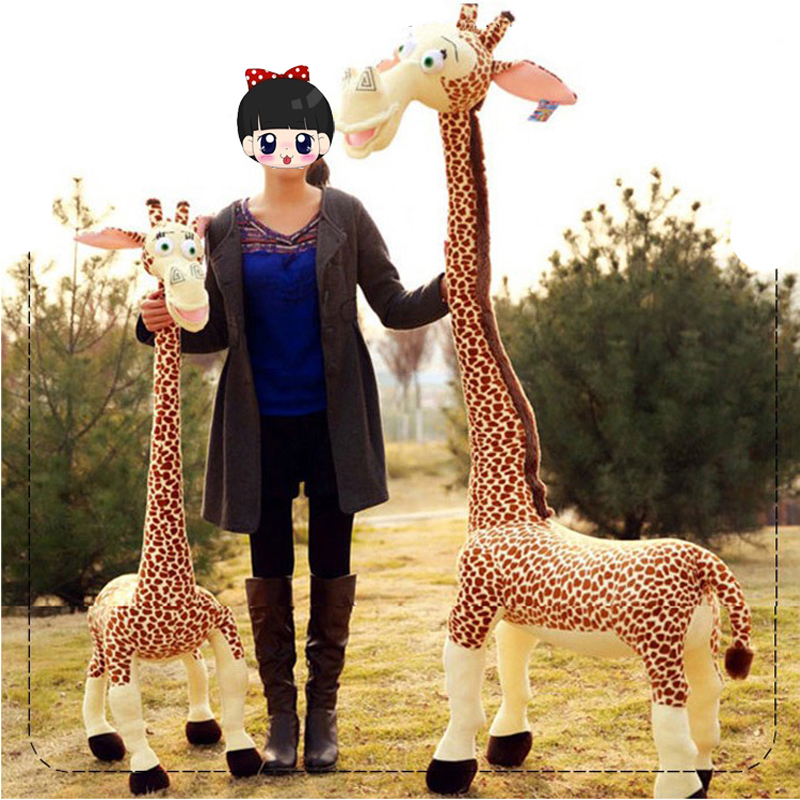 长颈鹿公仔毛绒玩具 正版马达加斯玩偶娃娃1.8米仿真鹿 生日礼物
