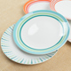 西式出口陶瓷西餐餐具平盘家用圆形早餐盘子8寸欧式牛排盘装饰盘