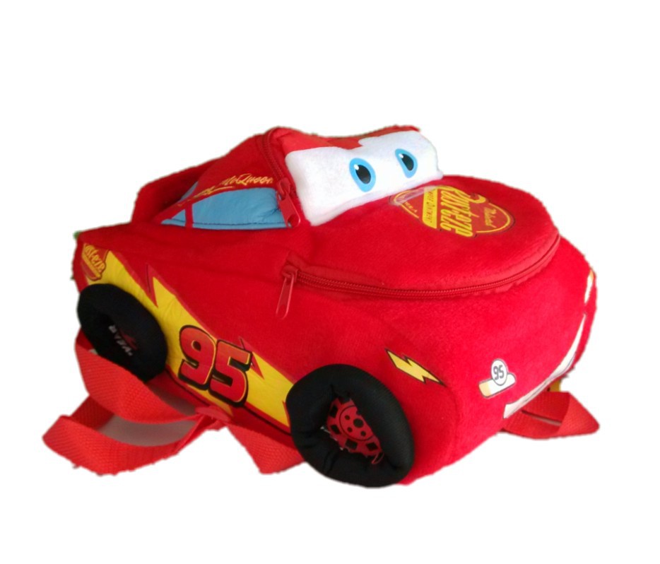 3D汽车造型KIMI同款幼儿园书包 男女款 闪电麦昆儿童宝宝双肩背包