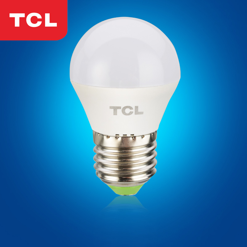 TCL照明 led球泡灯 E27螺口3w球泡超亮家用节能灯白光黄光灯