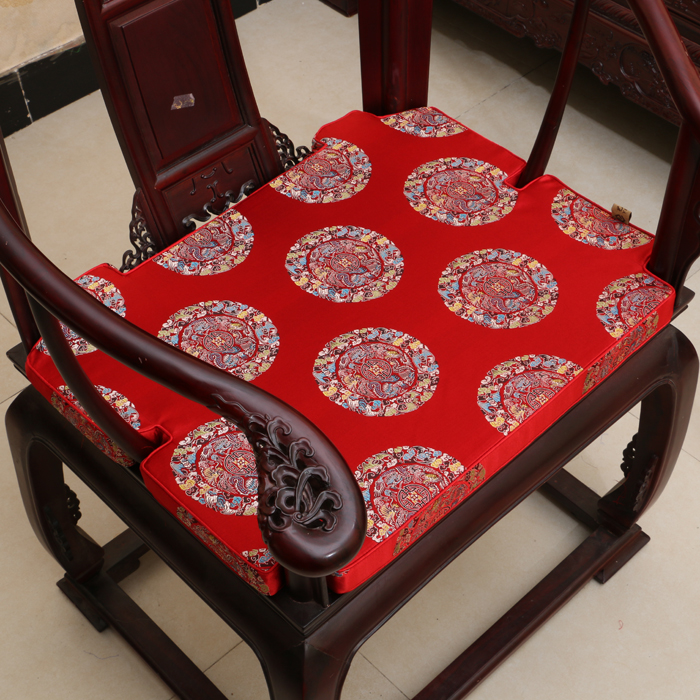 仿古典红木沙发坐垫实木中式家具座垫官帽皇宫圈椅垫加厚海绵定做