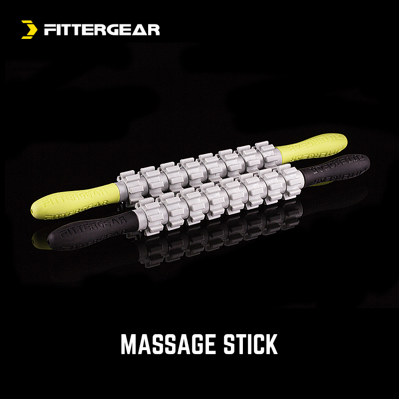Fittergear 齿轮健身瑜伽肌肉按摩棒筋膜深层运动放松泡沫轴小腿