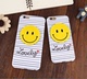 韩国代购smile笑脸带镜子iphone6s手机壳苹果6plus保护套硅胶潮女