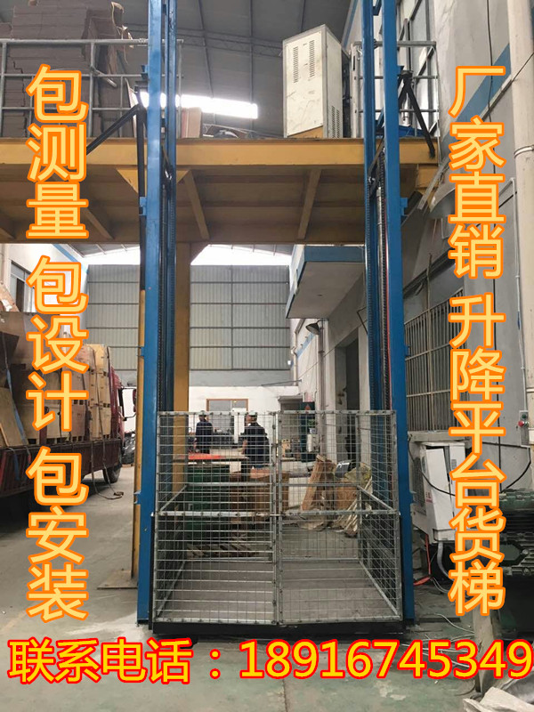厂销固定导轨式家用小型电动升降机 升降平台 传菜电梯 货梯