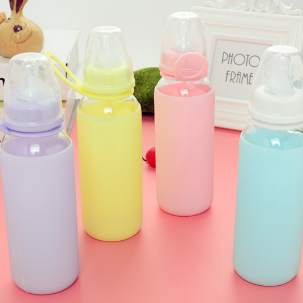 可爱成人奶瓶奶嘴吸管玻璃杯女士女生创意便携儿童水杯子防漏水瓶