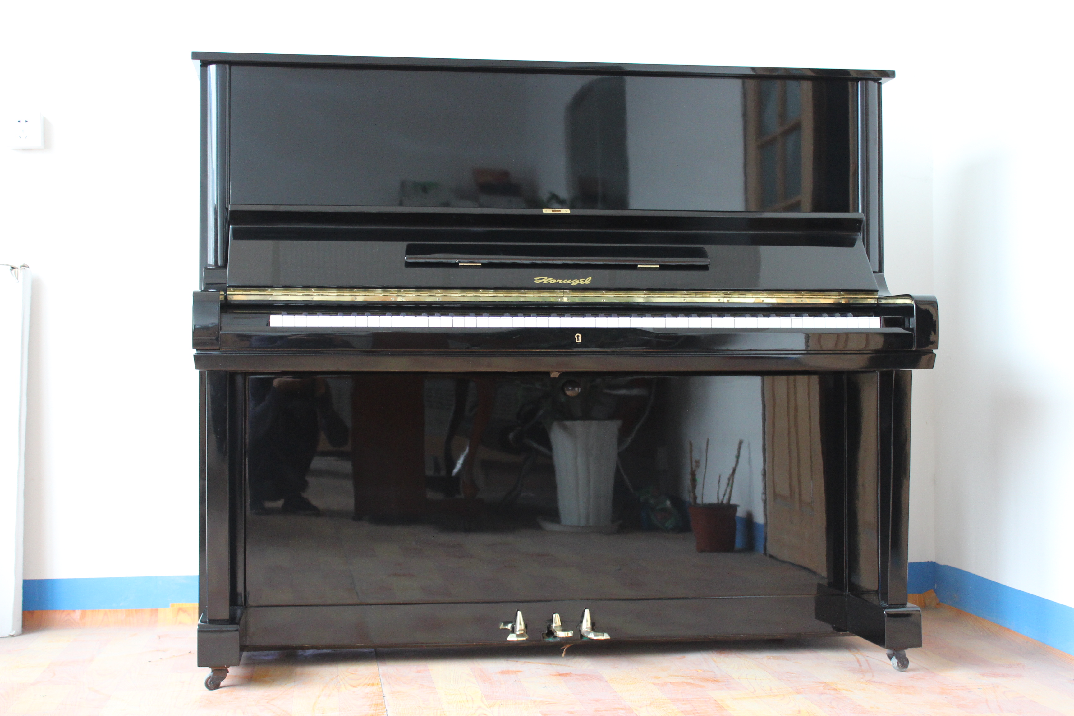 韩国二手钢琴所罗门Solomon好路歌Horugel原装进口立式色钢琴