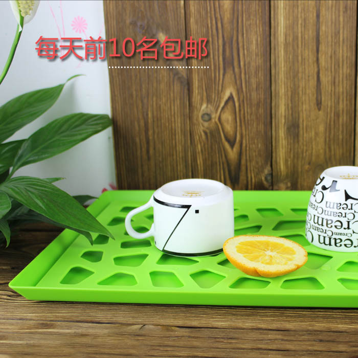 长方形水杯托盘塑料果盘客厅水果盘双层洗水果沥水盘创意家用果盆