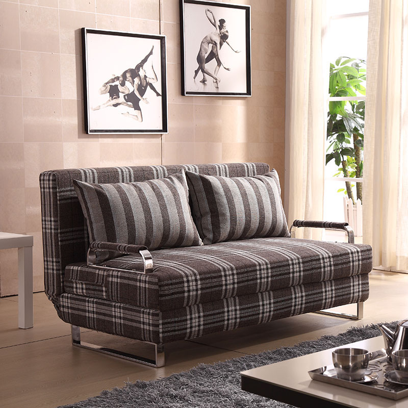 多功能可折叠沙发床客厅小户型可拆洗布艺沙发简约现代1.2米1.5米