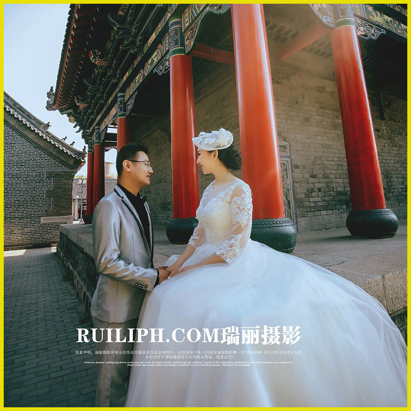 哈尔滨文庙拍摄新古典婚纱照创意婚纱照特色景观旅游拍摄婚纱摄影
