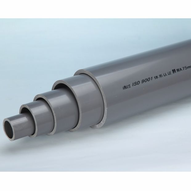外径de60mm 日标锚牌PVC-U灰色化工排水给水管道DN50 2寸UPVC直管