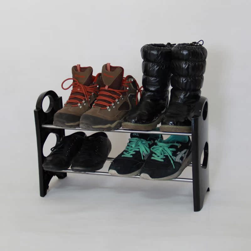 立简简易鞋架多层不锈钢塑料鞋架子收纳鞋柜置物架创意宿舍鞋架