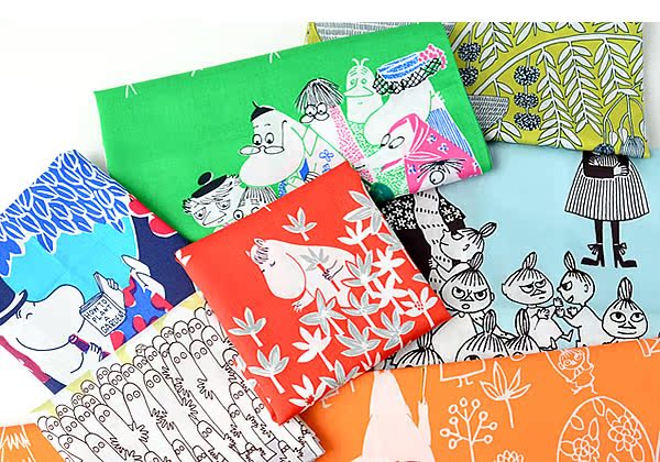 日本 MOOMIN 明姆 超可爱 装饰包包 礼品  环保 手帕