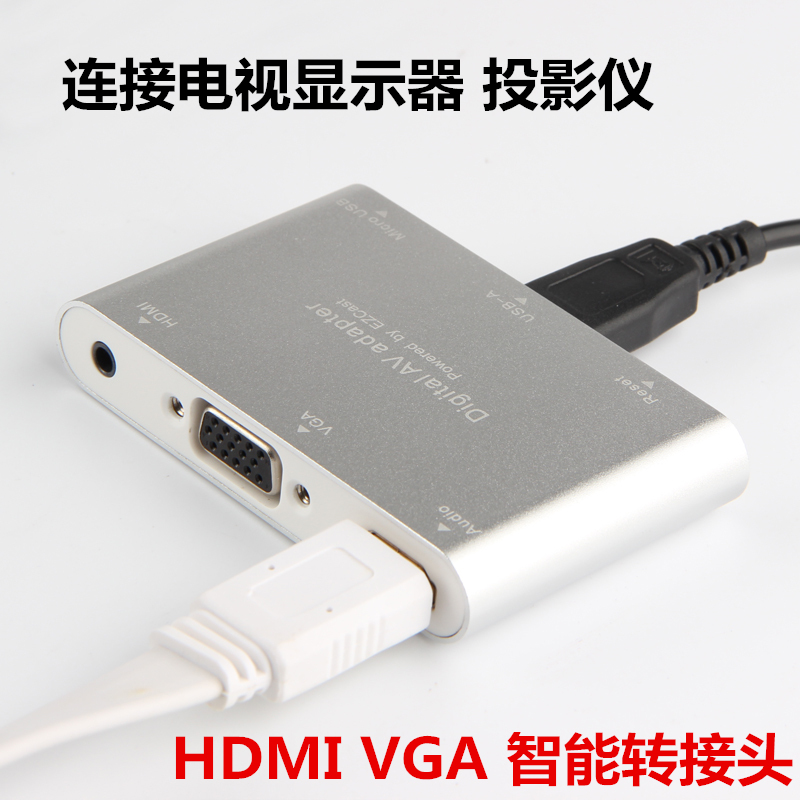 索尼 Z5 Premium手机VGA转接头HDMI连接电视投影仪Xperia Z5/Z3线