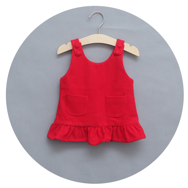 女童秋装1-2岁女婴儿周岁连衣裙0-1岁礼服裙女宝宝背心裙6-9个月