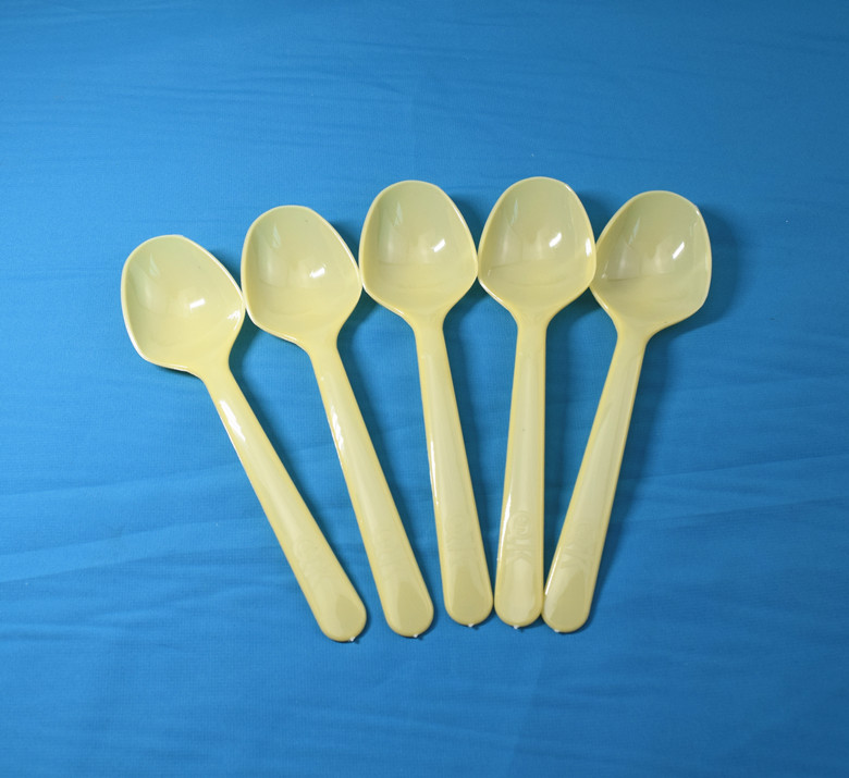 汤勺 一次性塑料勺 圆头勺酒店快餐用品100只价 5件包邮