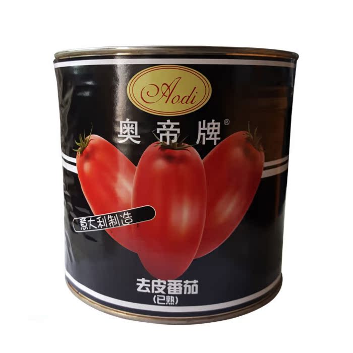 意大利 原装进口奥帝牌去皮碎 番茄罐头 番茄酱2550g整箱
