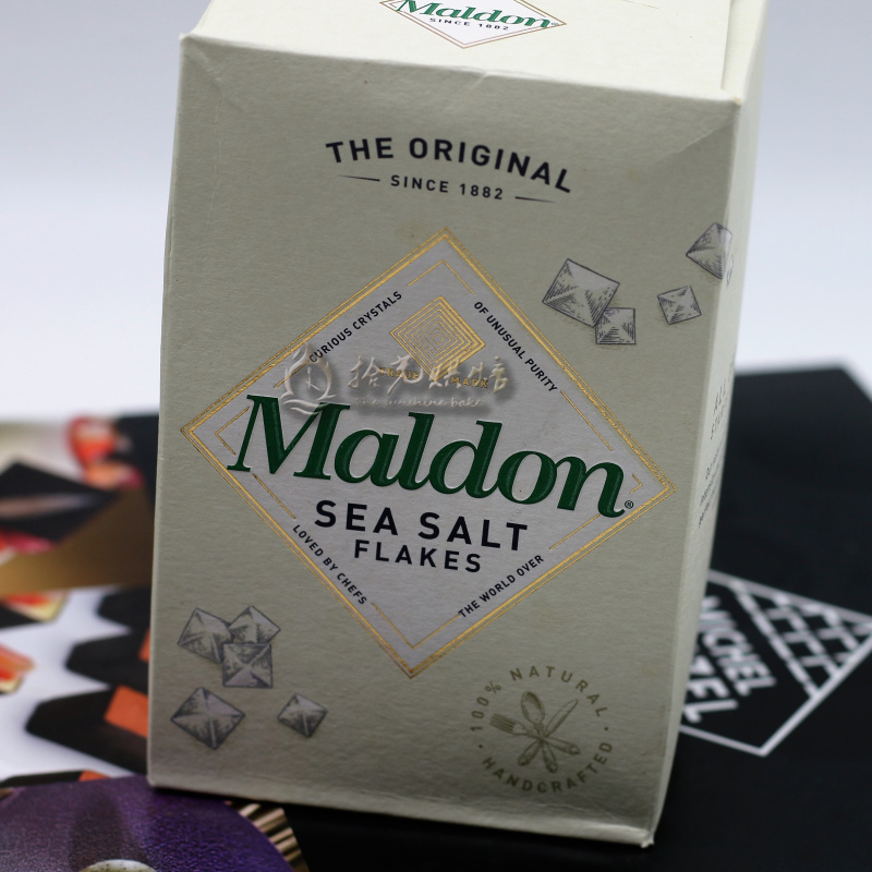 英国进口海盐Maldon美顿海盐薄片250g 莫尔登天然海盐
