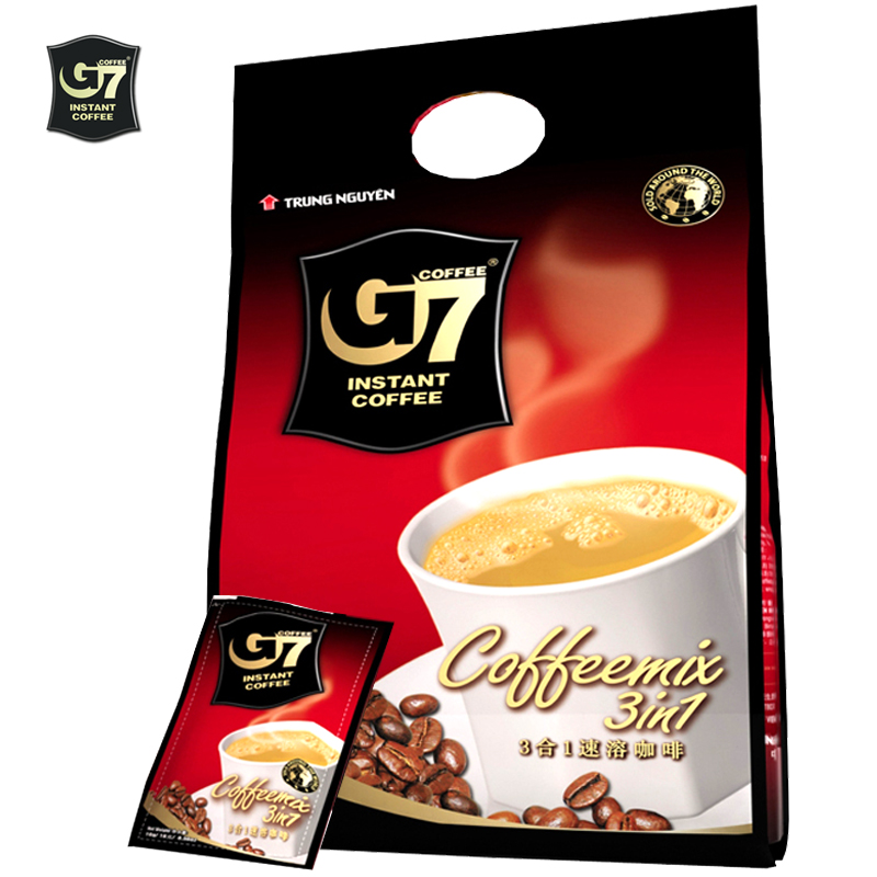 原装越南进口固体饮料中原G7三合一速溶咖啡800g香甜丝滑特价包邮