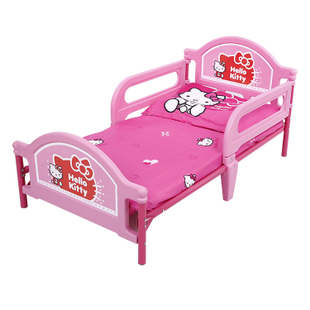 儿童床男孩女孩童床小床带护栏单人床公主床粉色折叠伸缩婴儿床