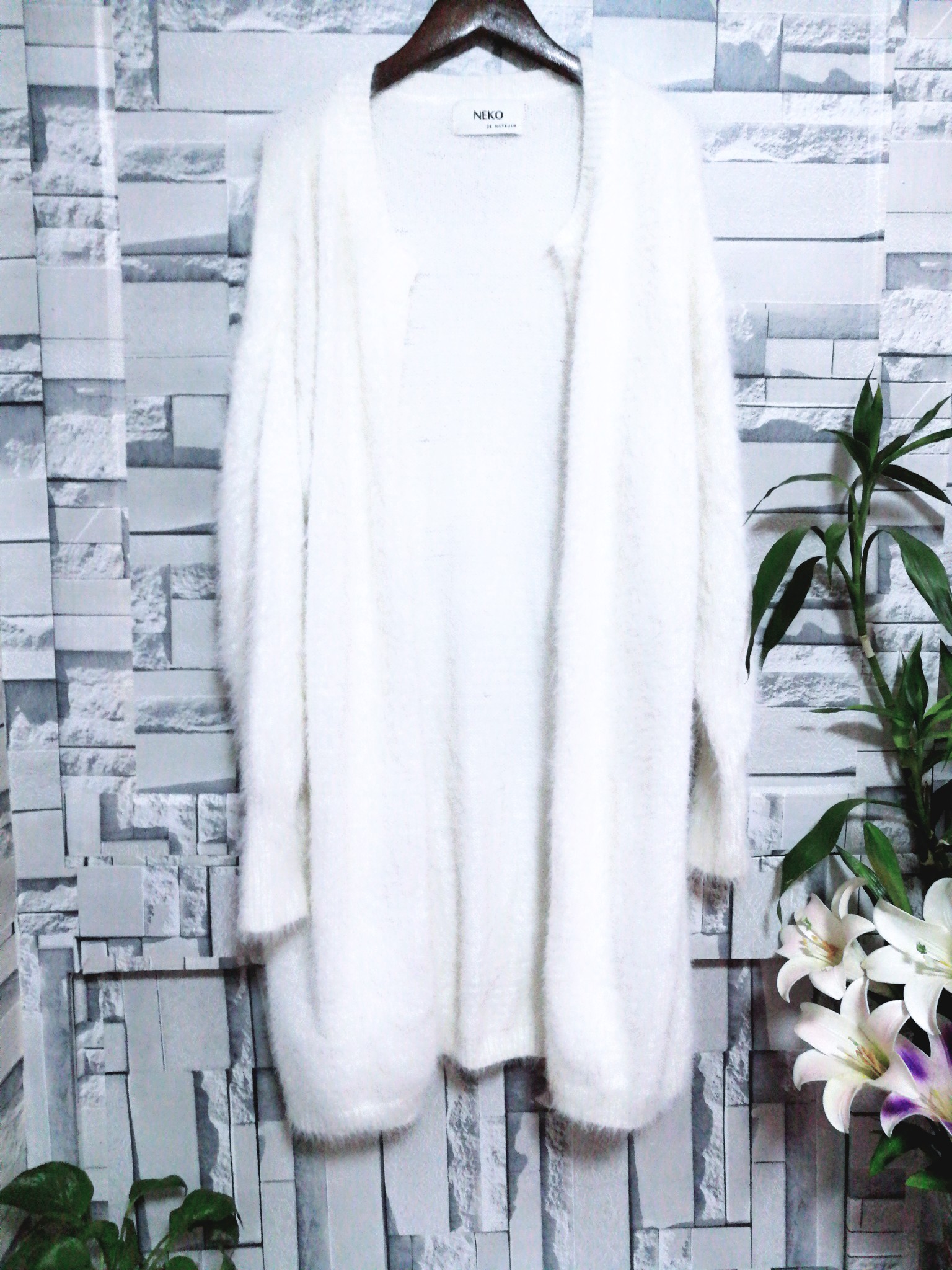 2017春秋新款韩版时尚休闲针织开衫女士气质百搭长款白色毛衣外套