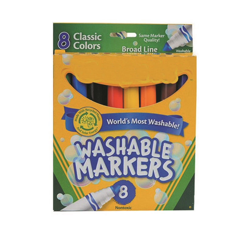 美国进口儿童安全环保水性无毒白板笔10色装 可反复擦拭使用