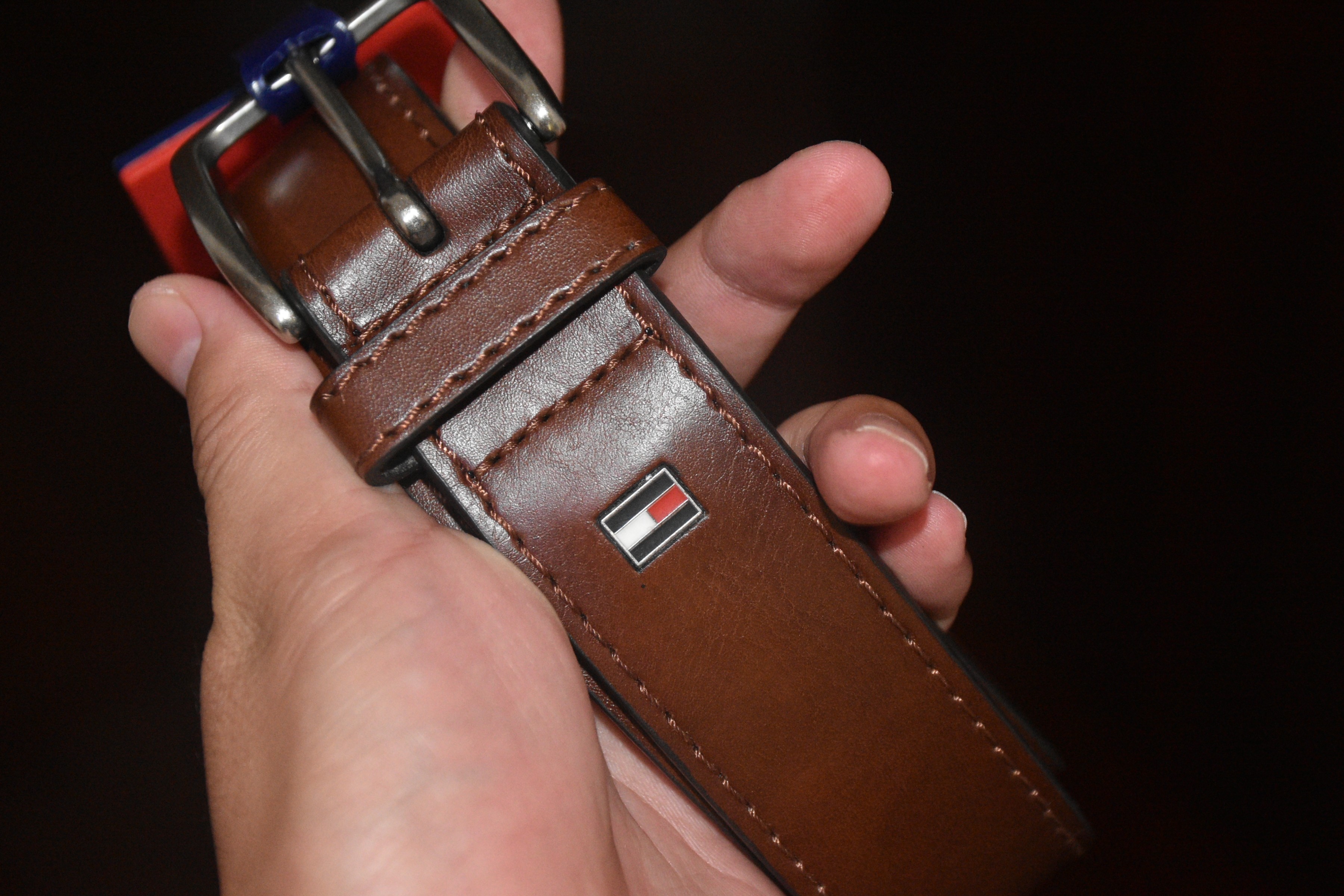 现货Tommy Hilfiger 美国代购男士皮带 汤米新款专柜正品腰带