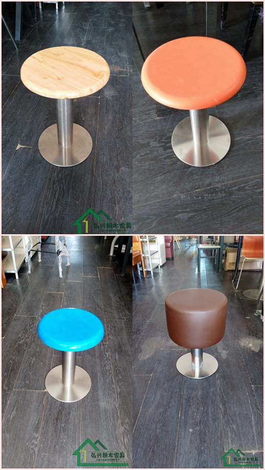 宜家凳子塑料凳子时尚家用板凳圆凳餐桌凳工作凳不锈钢坐凳铁凳子