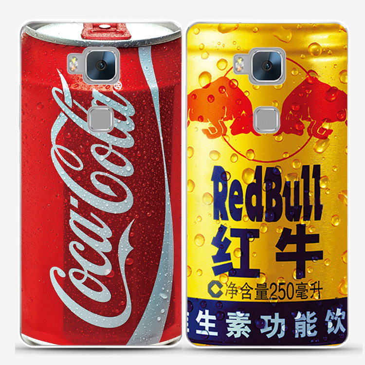 华为荣耀5A/C/5X手机软壳套全包软趣味原创意恶搞可乐红牛饮料