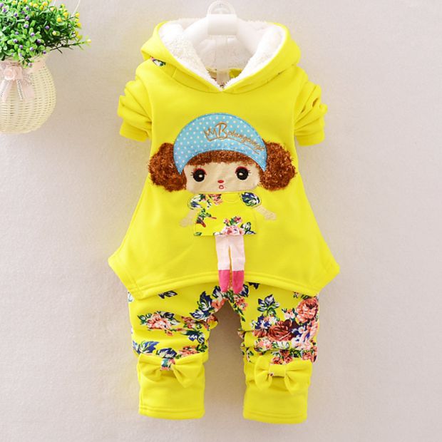 儿童装新款春装0-1-2-3-4岁女宝宝女童韩版两件套装婴儿女孩衣服