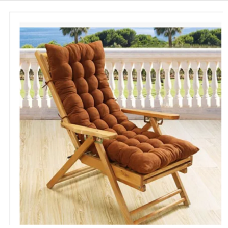 【天天特价】躺椅通用坐垫 摇椅办公垫子麂皮绒加厚沙发垫藤椅垫