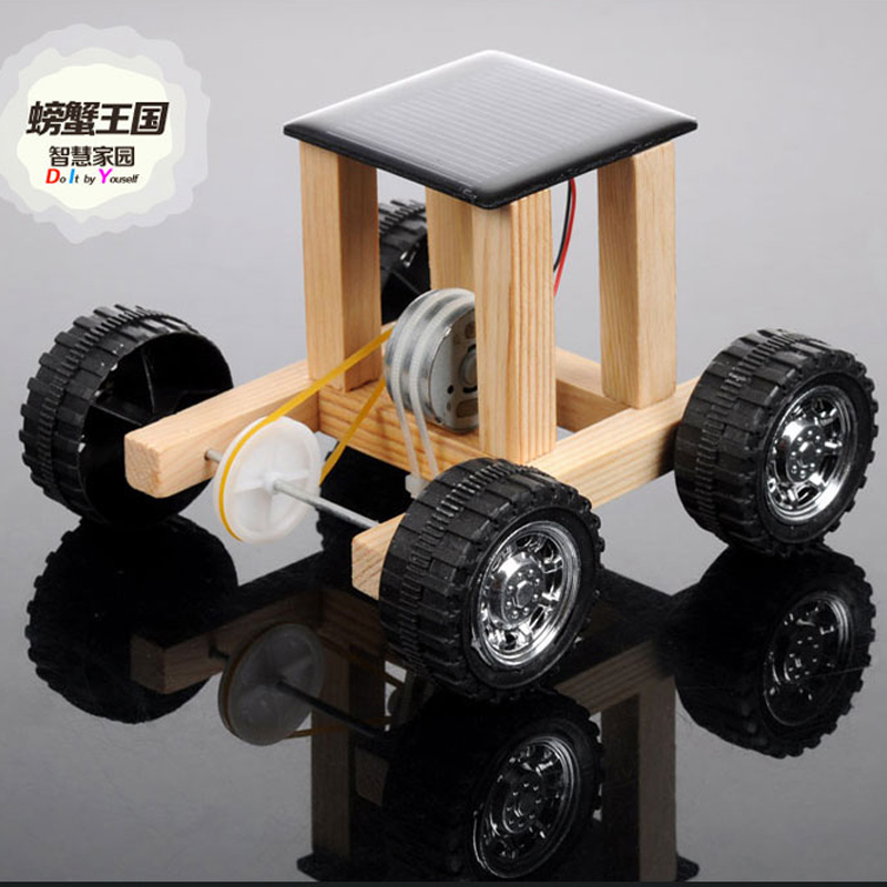 螃蟹王国 模型拼装diy 科技制作 DIY机器人 小车 拼装套件 五合一