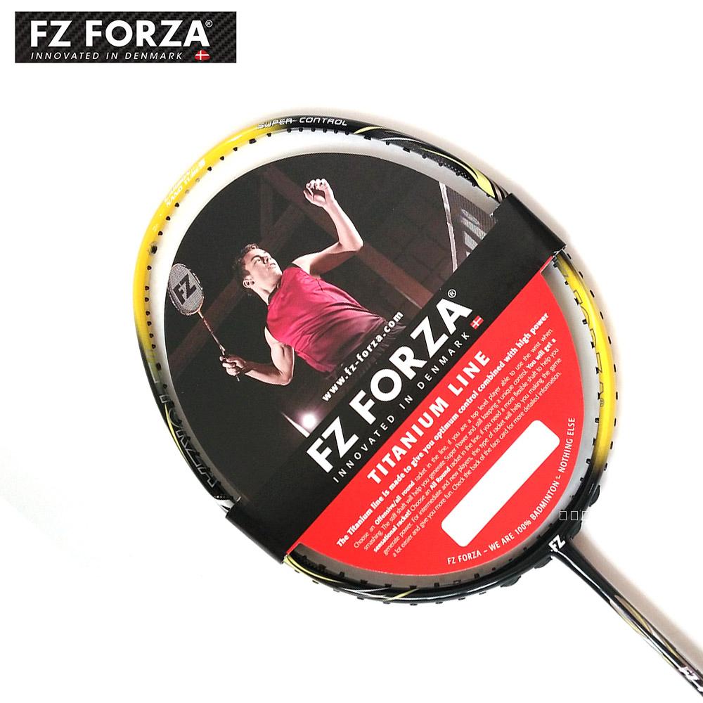 正品丹麦FZ FORZA专业羽毛球拍钛3100 全碳攻防综合单拍