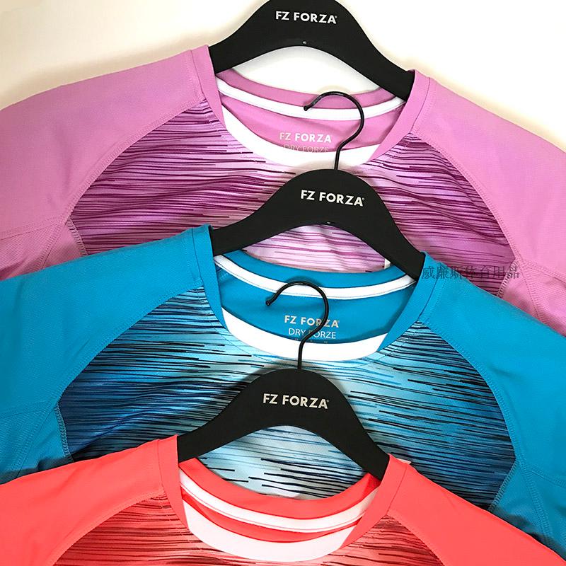 2017丹麦新款FZ FORZA男女专业羽毛球服 运动服 透气吸湿快干T恤