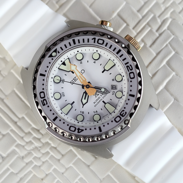 代购正品 Seiko SUN043 精工男表 潜水表橡胶表带大表盘夜光手表
