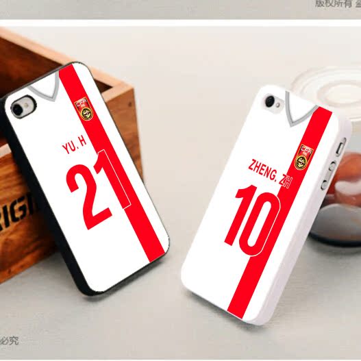 2015亚洲杯中国队球衣国足手机壳张琳芃iphone45S6plus三星小米34
