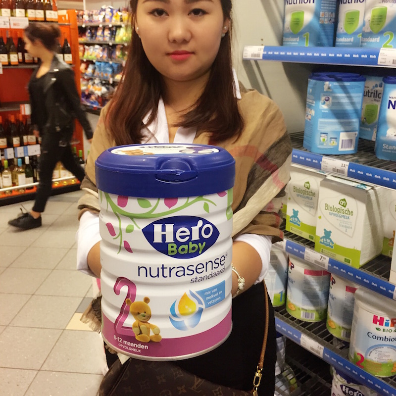 荷兰直邮本土Hero baby美素升级金装版婴儿奶粉2段 店主人在荷兰