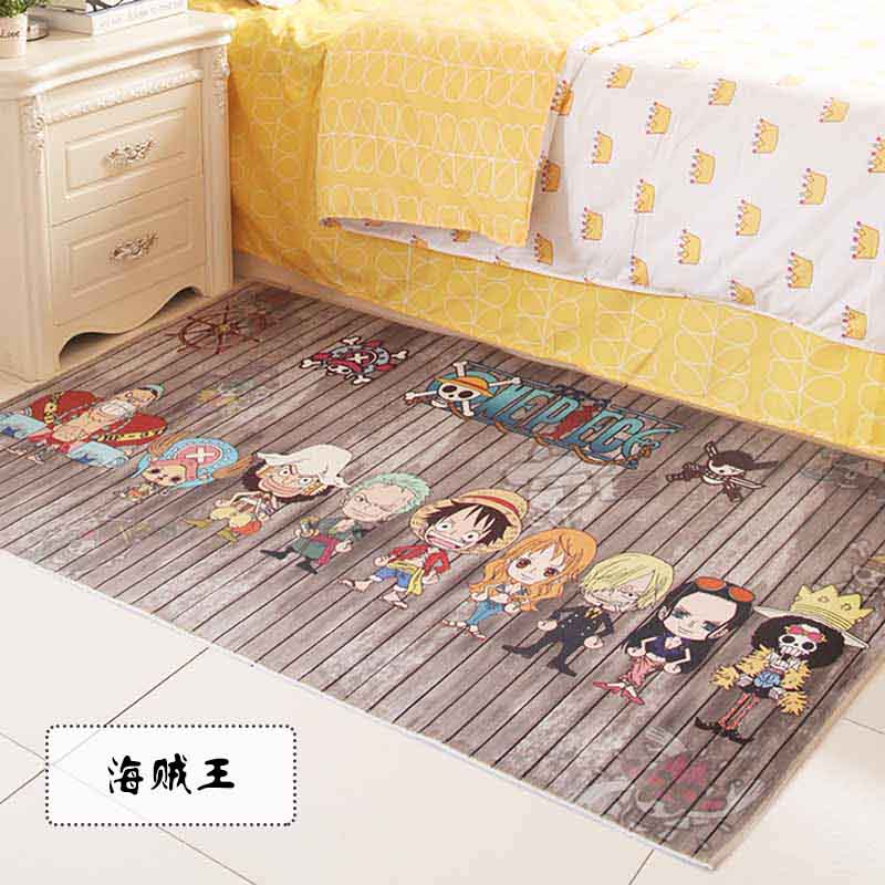 可爱家用地毯卧室卡通儿童房地毯床边毯男孩床前宜家地毯小长方形