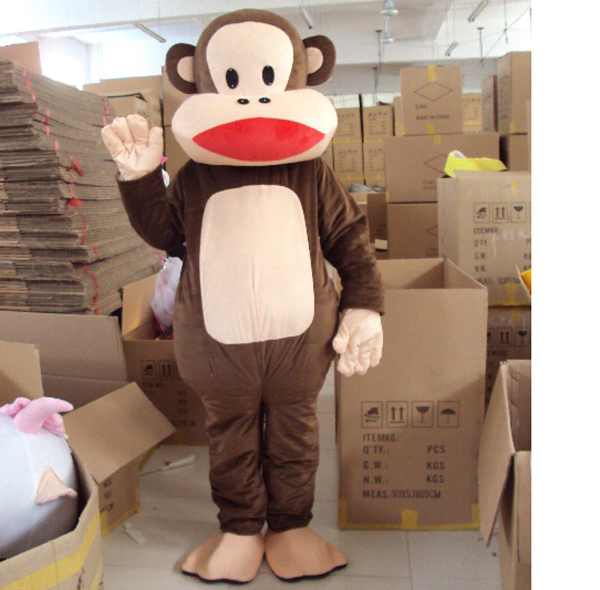 大嘴猴卡通人偶服饰广告宣传人偶服装毛绒人偶公仔卡通人偶猴子